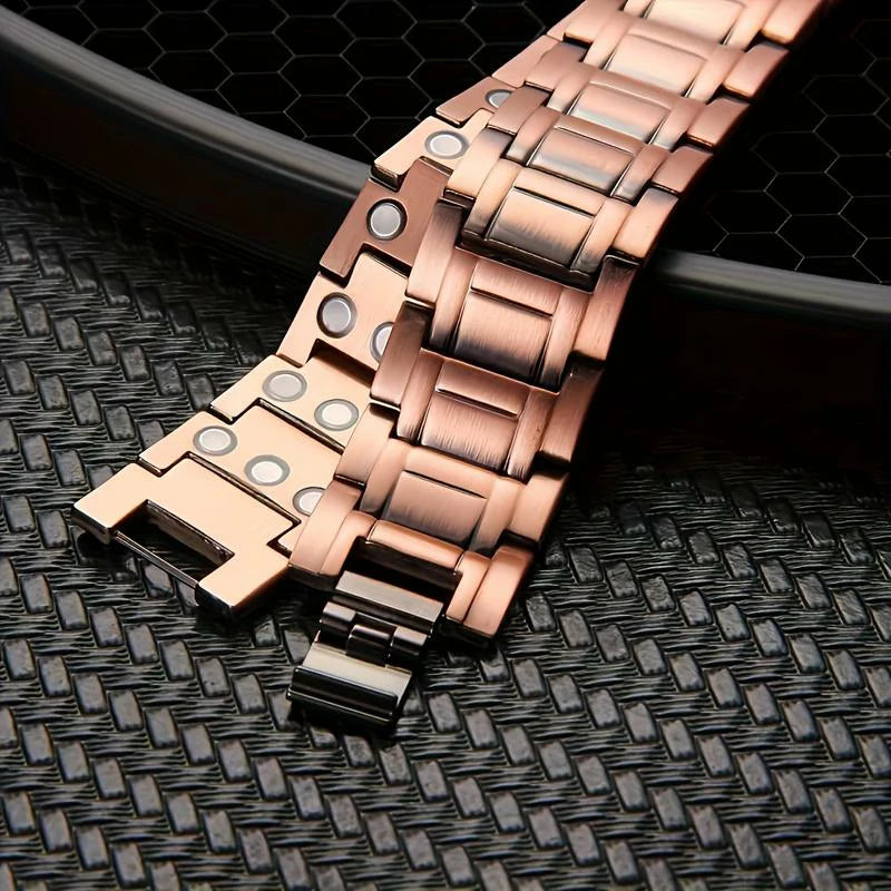 Mens Copper Magnetic Bracelet TRIPLE Power