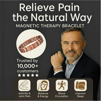 piece of men's copper magnetic bracelet