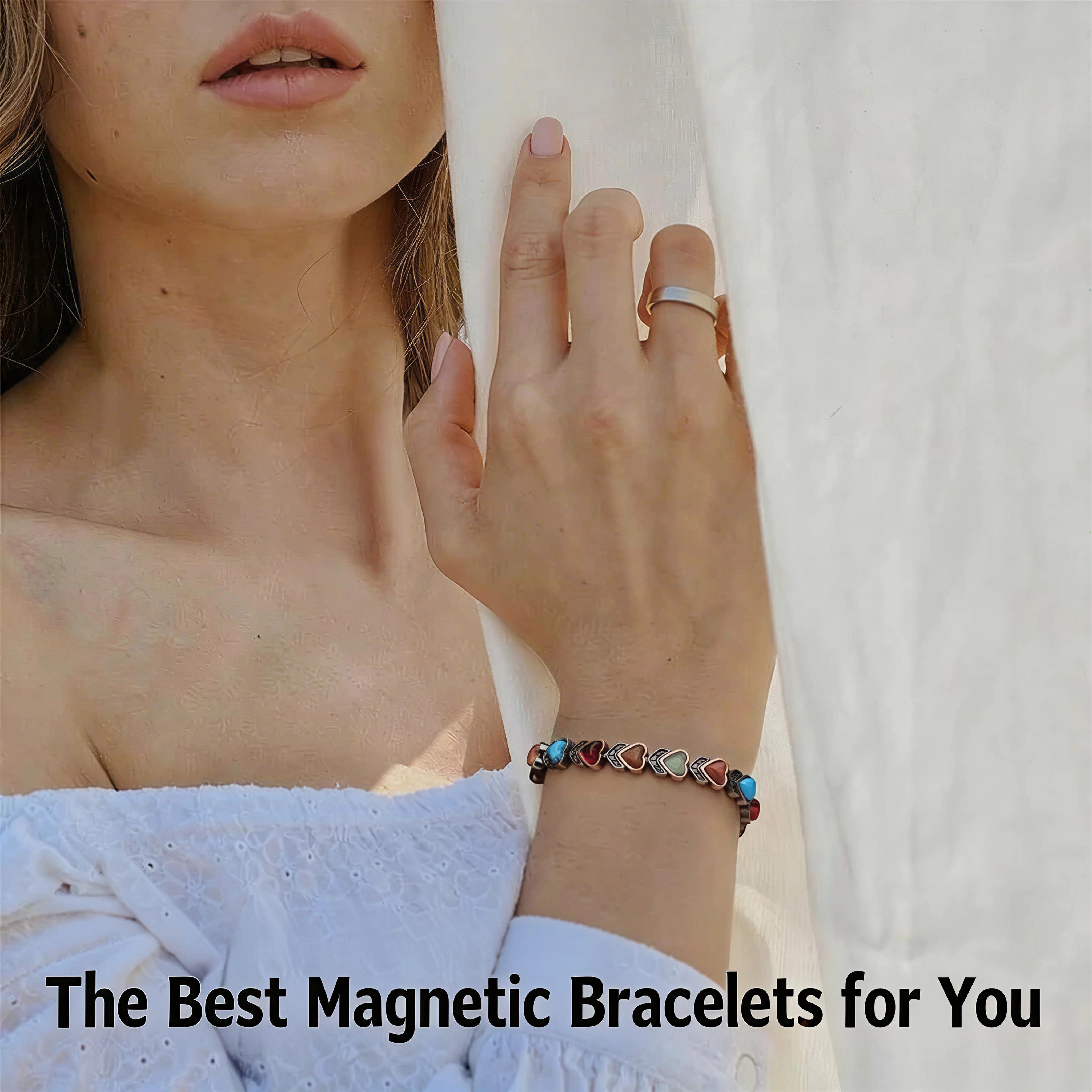 Ladies Copper Magnetic Bracelet Couple's love bracelet