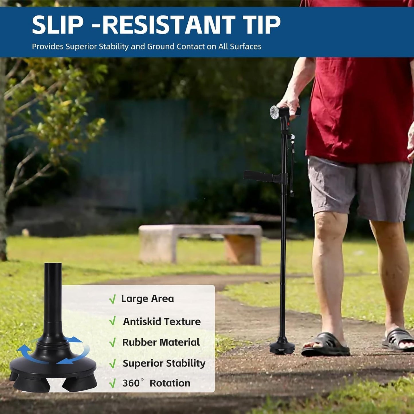 StrideSafe™ SOS Cane