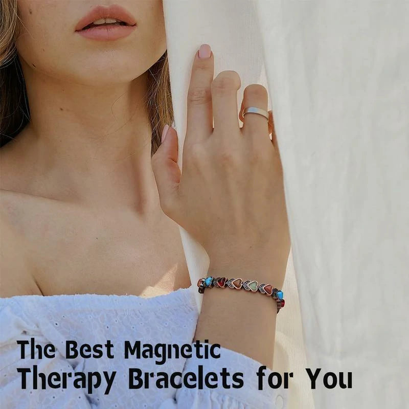 Ladies Copper Magnetic Therapy Bracelet Couple's love bracelet