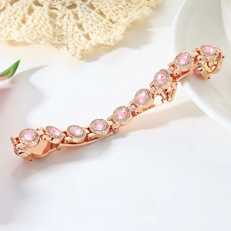 Ladies Magnetic Therapy Bracelet -Gold