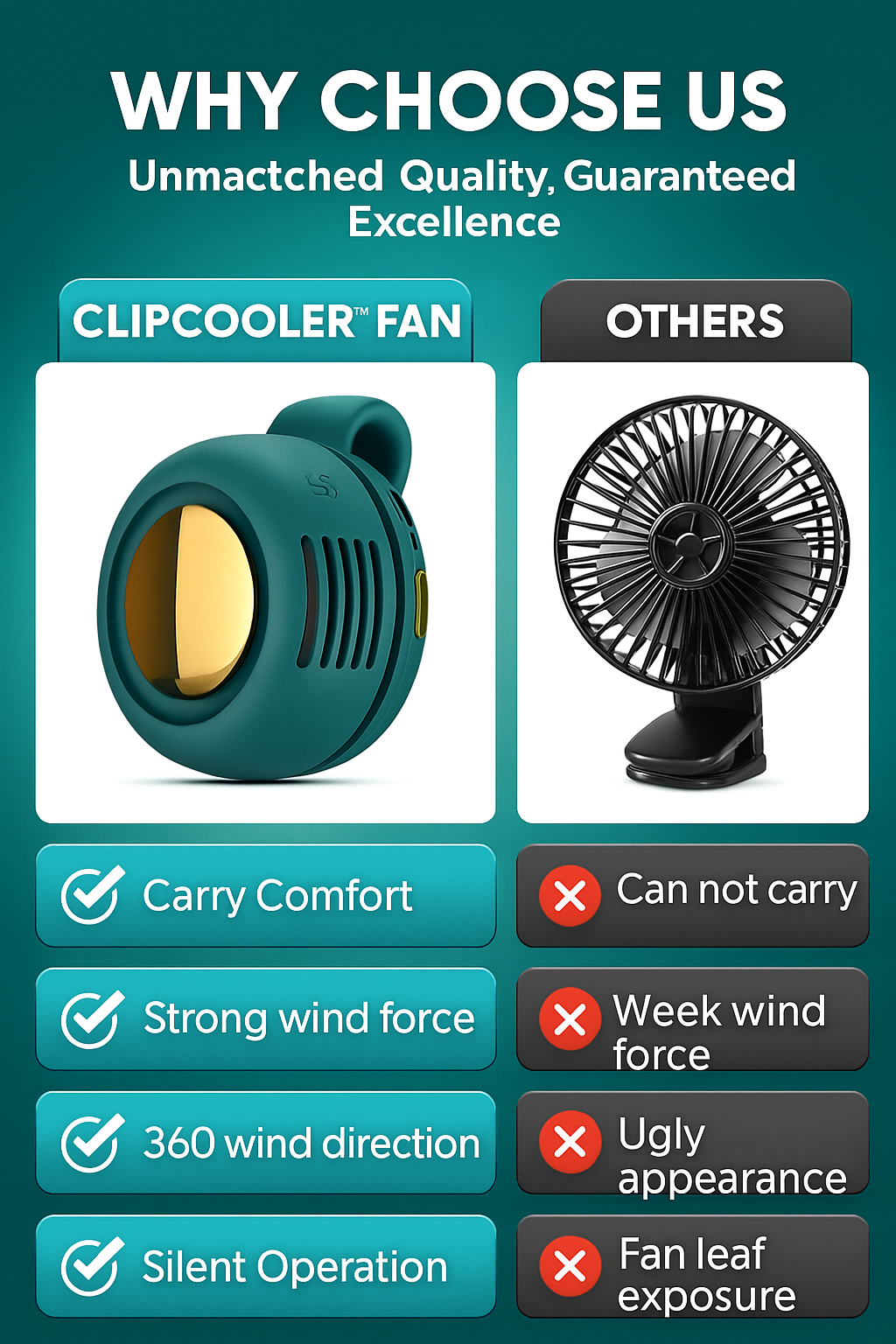 ClipCooler™ Fan