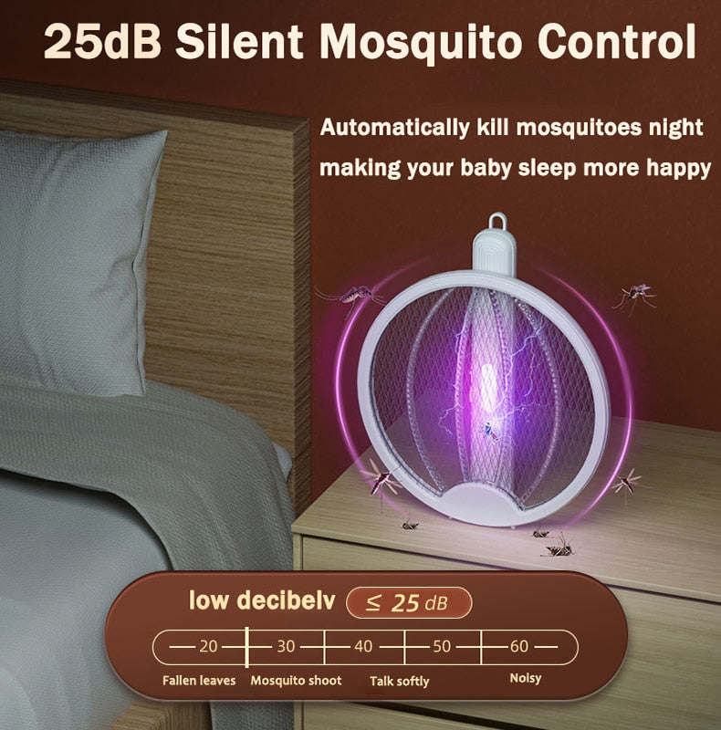 Bug-B-Gone™ Electric Swatter & Night Lamp