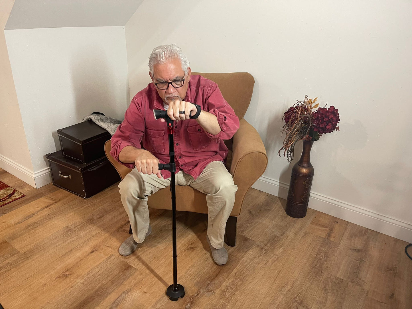 StrideSafe™ SOS Cane